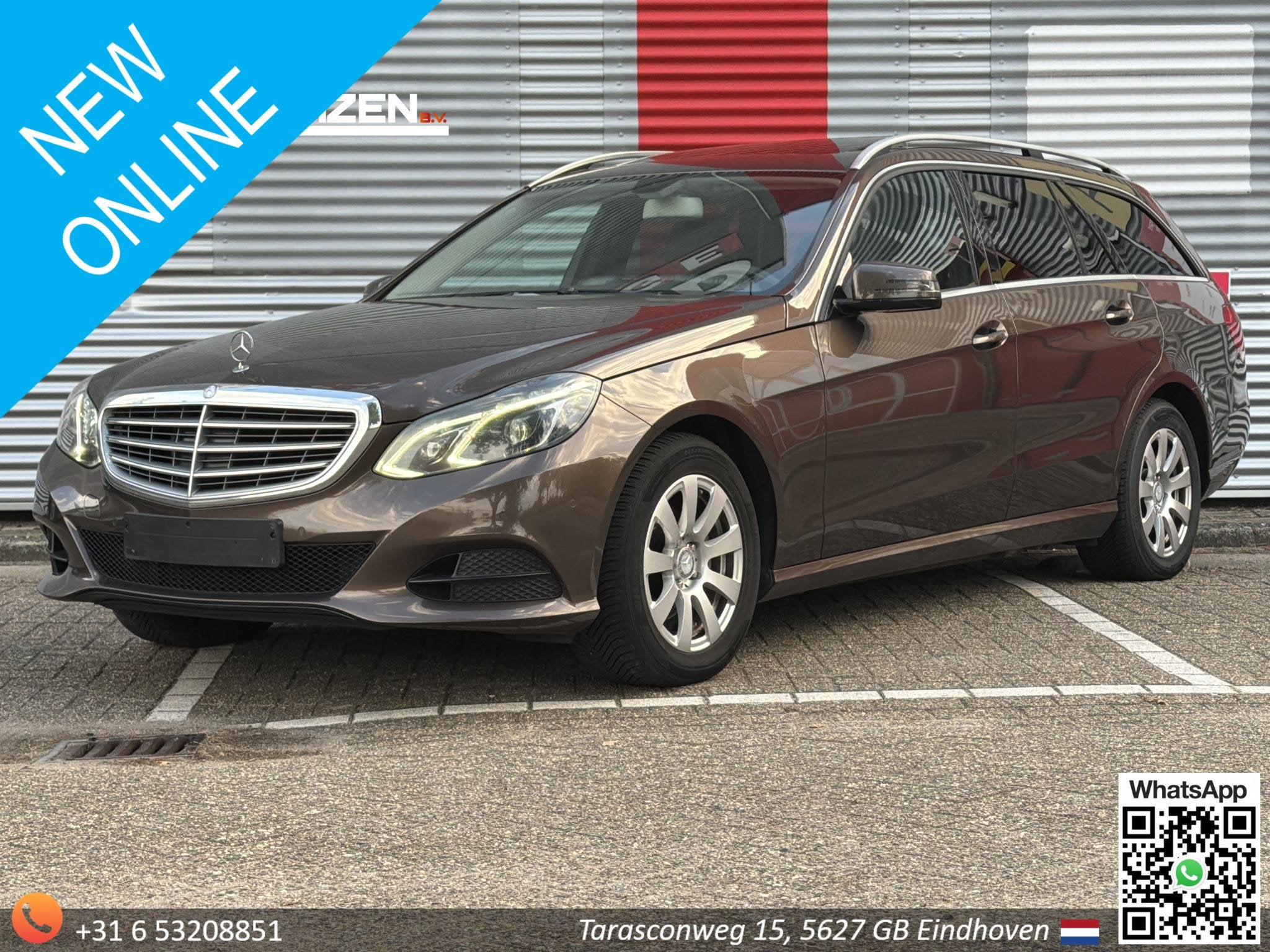 Mercedes-Benz E-klasse Estate 200 CDI Ambition Automaat |, Auto's, Automaat, Euro 5, Gebruikt, Zwart