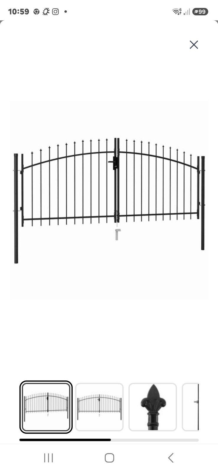 Tuinpoort Woerden - Nieuw in doos, Tuin en Terras, Tuinpoorten, Ophalen, Nieuw, 150 tot 200 cm, 200 cm of meer
