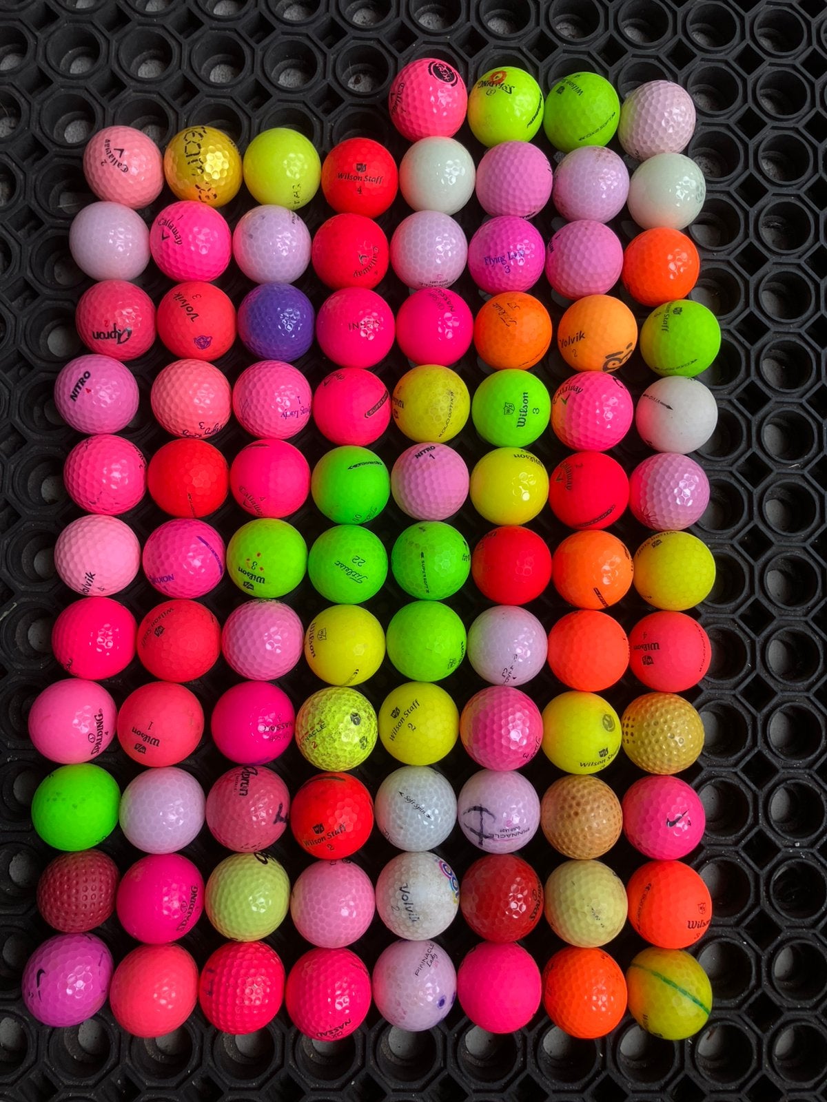 Div merken gekleurde golf ballen, Ophalen of Verzenden, Zo goed als nieuw
