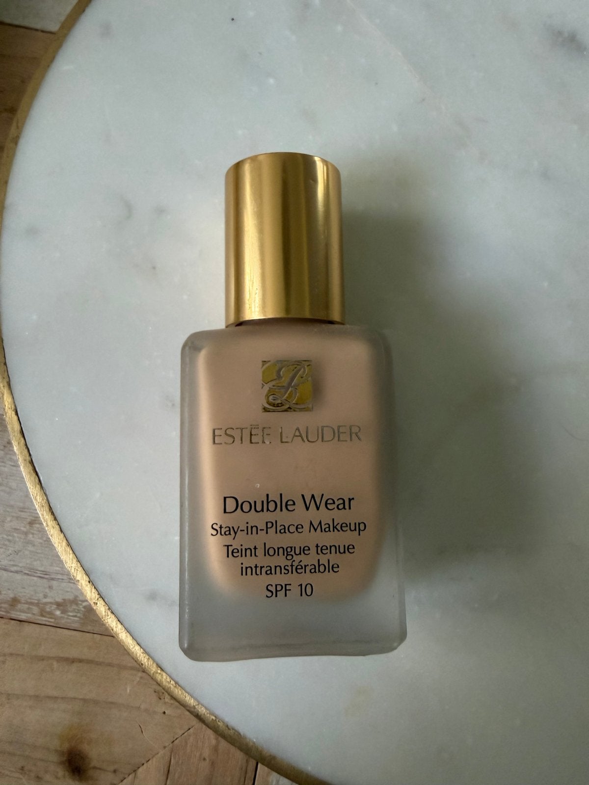 Estée Lauder Double Wear Foundation 2N2 Buff (75% vol), Gebruikt, Gehele gezicht, Beige, Ophalen of Verzenden