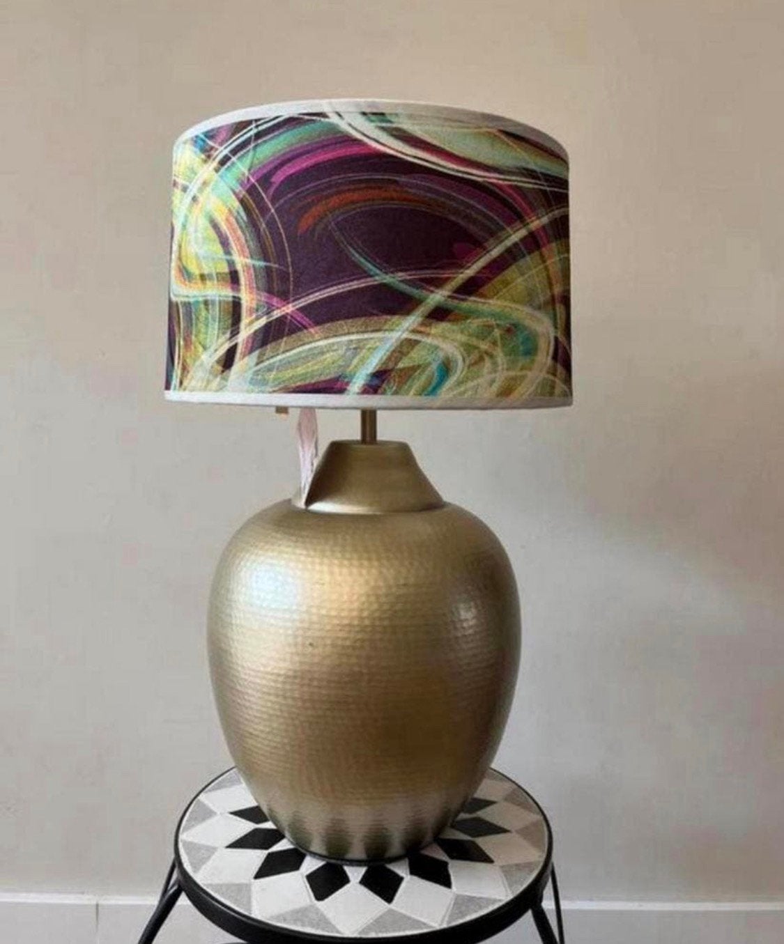 Prachtige vintage/ retro lampenkap NIEUW, Ophalen of Verzenden, Zo goed als nieuw, Vintage