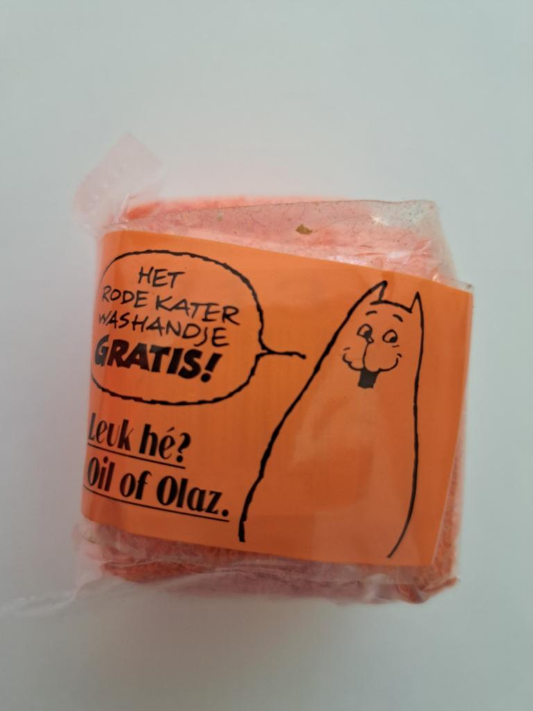 Oil of Olaz Rode Kater washand Jan Kruis., Verzamelen, Ophalen of Verzenden, Overige figuren, Nieuw, Beeldje of Figuurtje
