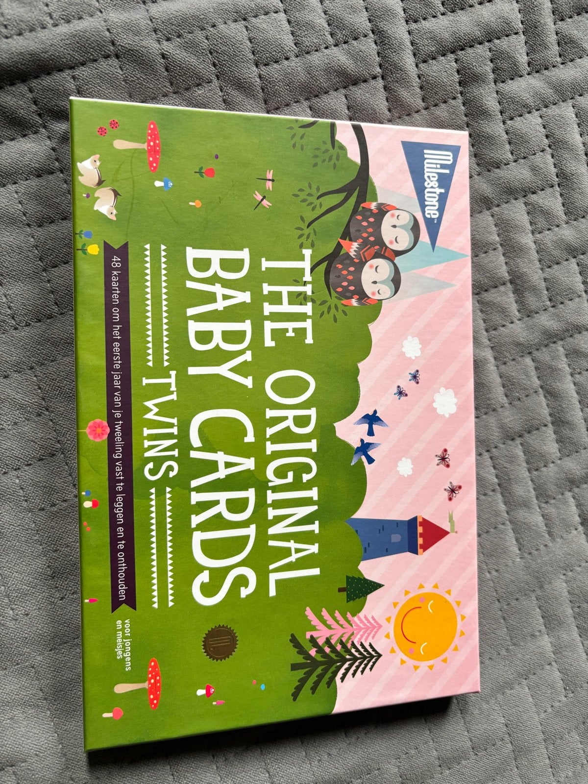 Milestone Baby Cards Twins - Leg de eerste momenten vast, Ophalen of Verzenden, Nieuw, Overige typen