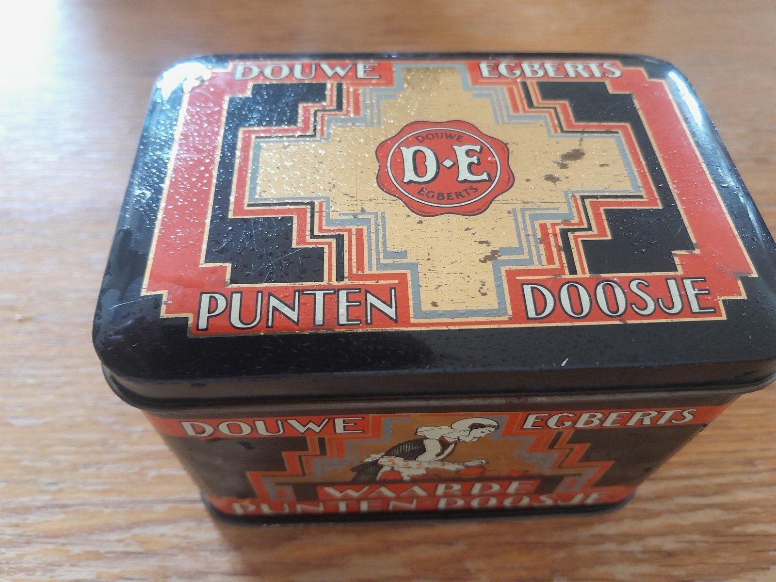 Vintage blikken: Douwe Egberts, Verkade, Peijnenburg, Verzamelen, Blikken, Ophalen