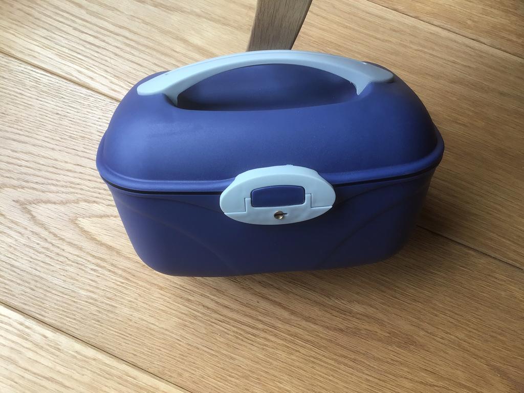 NIEUW. Beautycase., Blauw, Met slot, Nieuw, Ophalen of Verzenden