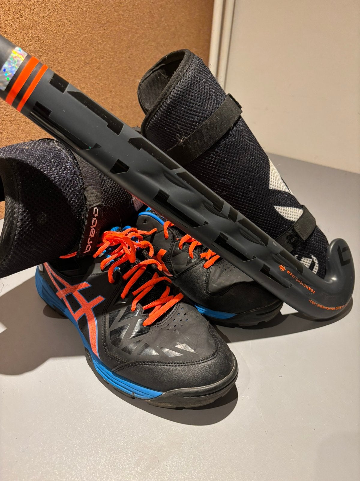 Heren hockey starter set (hockeystick, schoenen, beschermer), Ophalen, Gebruikt, Overige typen
