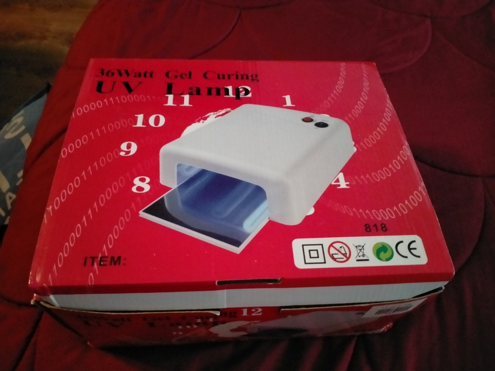 36watt gel curing lamp, Ophalen of Verzenden, Nieuw, Overige typen
