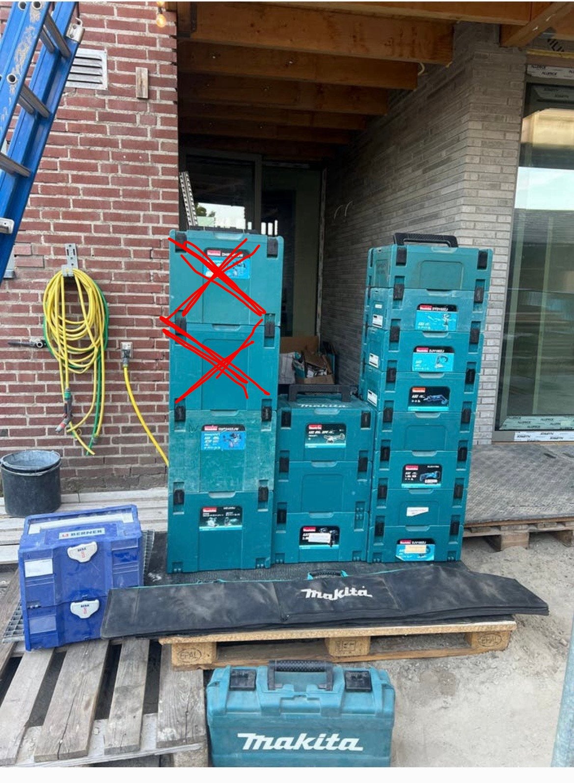 Makita Systainers, Tas Geleider en Koffer prijs omschrijving, Ophalen, Gebruikt