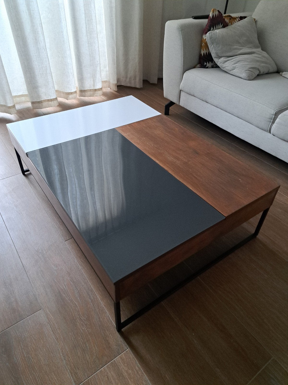 BoConcept design salontafel Chiva, Ophalen, Modern design, 100 tot 150 cm, 50 tot 100 cm