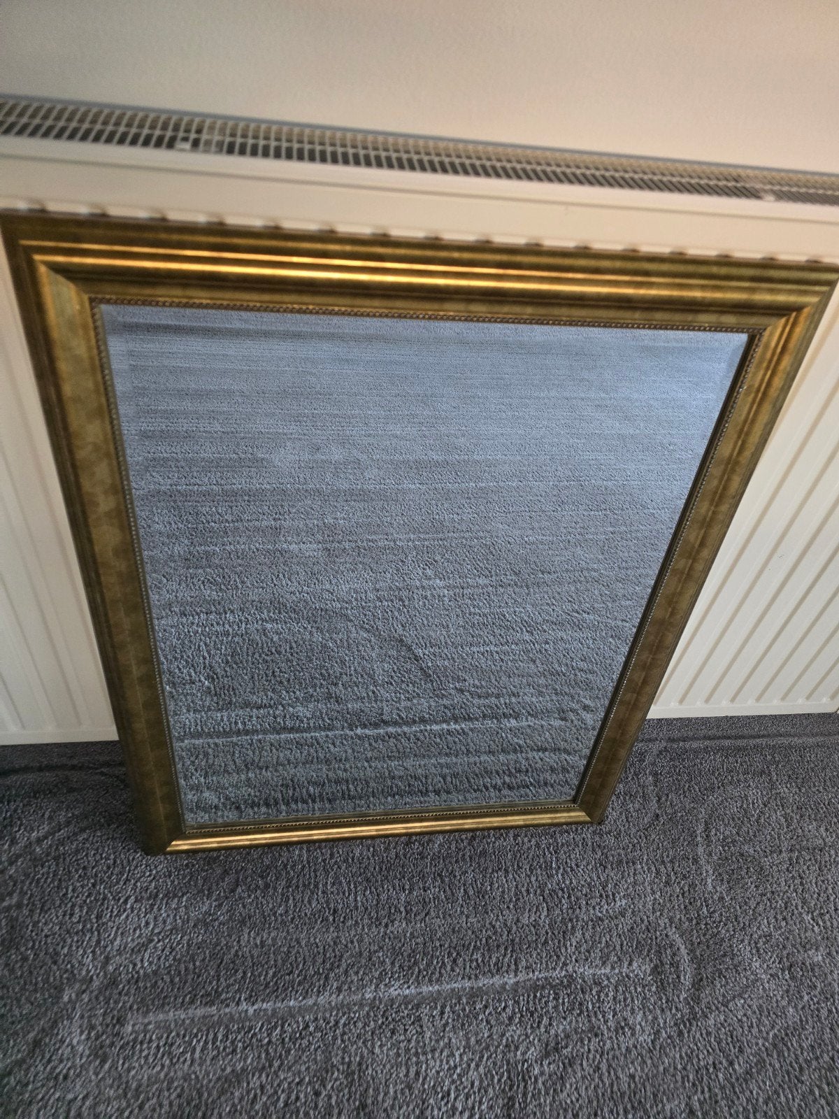 Goudkleurige spiegel 80x100 cm, zo goed als nieuw, Huis en Inrichting, Ophalen, 100 tot 150 cm, Zo goed als nieuw, 75 tot 100 cm
