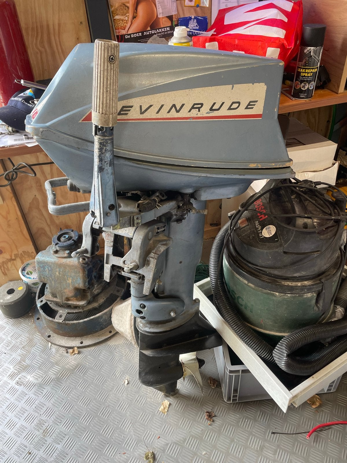 Evinrude 18 pk buitenboordmotor - mist startonderdeel, Watersport en Boten, Buiten- en Binnenboordmotoren, Ophalen, 10 tot 30 pk