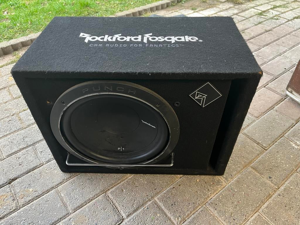 Rockford Fosgate Subwoofer met JBL Versterker, Auto diversen, Autospeakers, Ophalen, Gebruikt