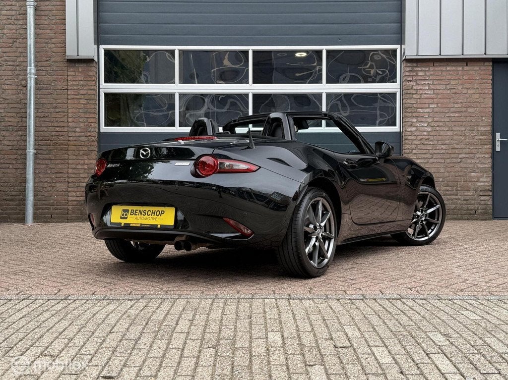 Mazda MX-5 2.0 SkyActiv-G 160 GT-M Leer Navi Bose Cruise Sto, 1998 cc, Automatische klimaatregeling, Zwart, 4 cilinders