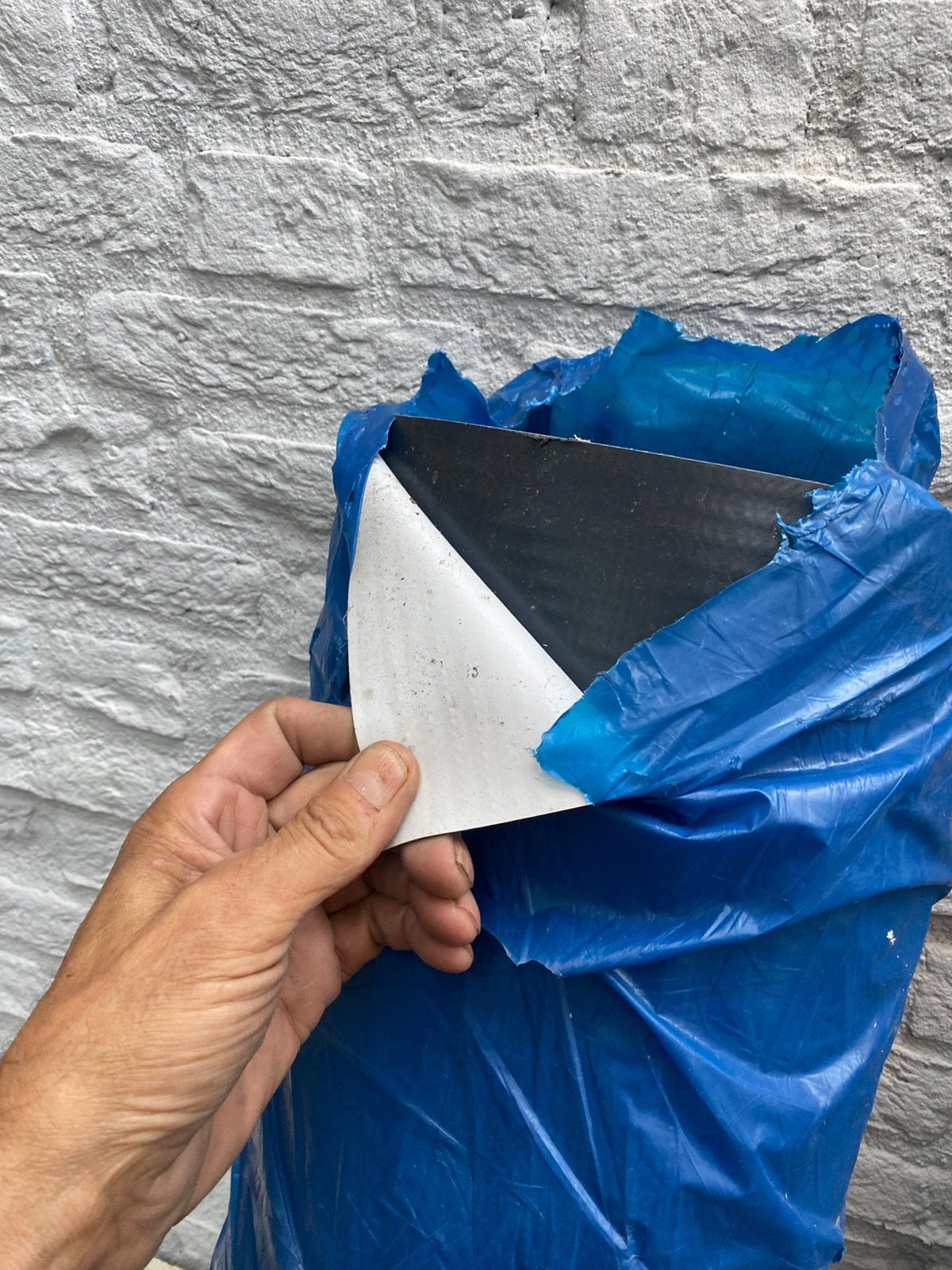 Pvc dakbedekking & dampremmer, Ophalen, Overige materialen, Zwart, Zo goed als nieuw