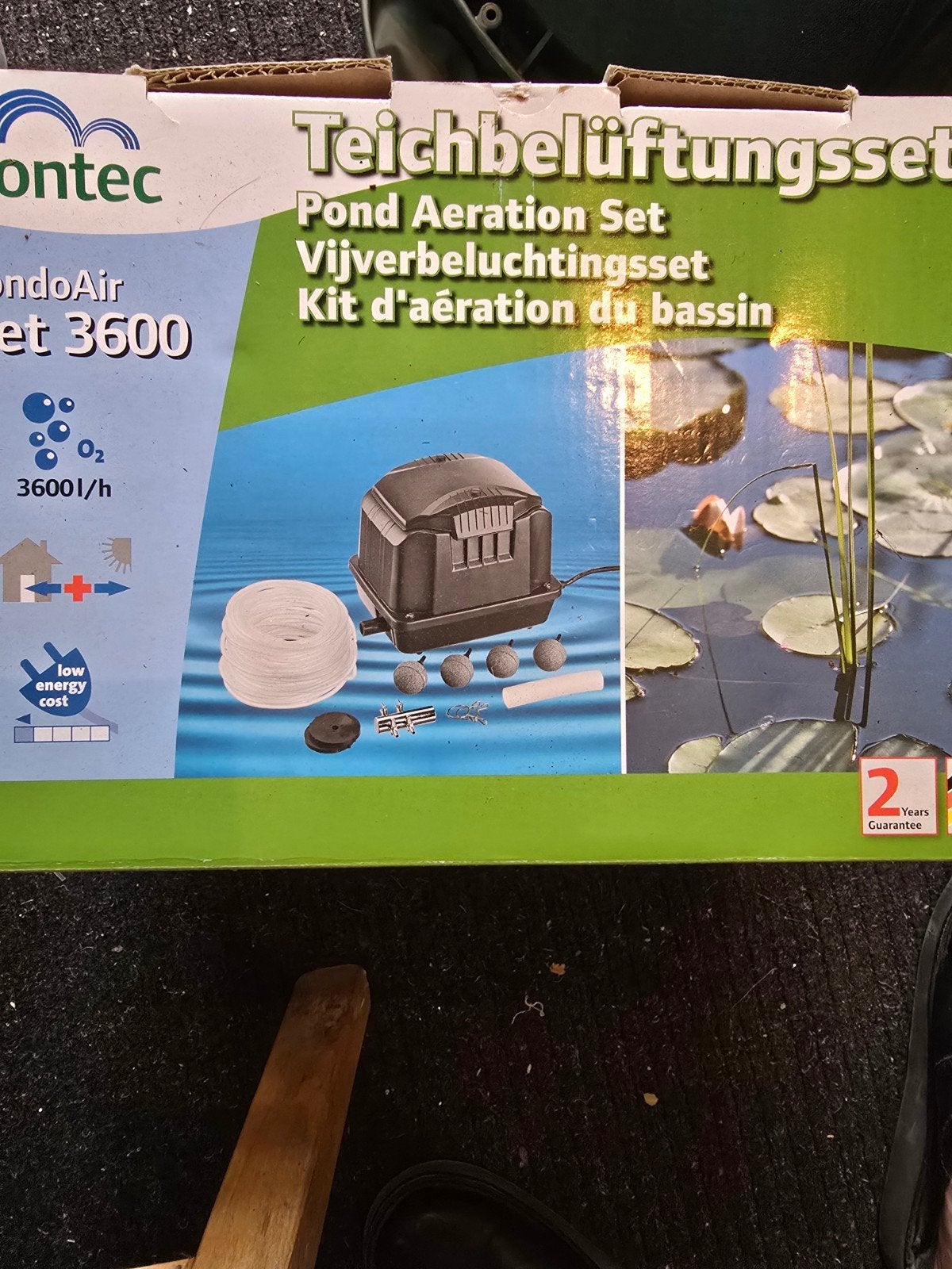 Oase Pondovac Air Set 3600 Vijverbeluchtingsset Nieuw, Ophalen of Verzenden, Nieuw