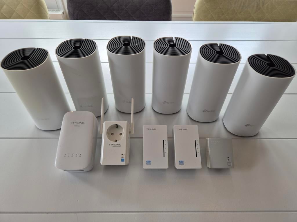 TP-Link WiFi versterkers (6 st) en powerlines (5 st), Ophalen of Verzenden, Gebruikt, TP-Link