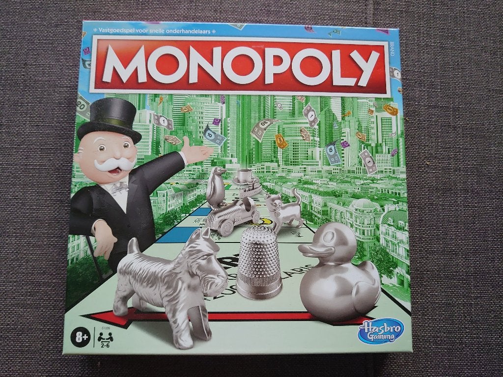 Monopoly, Hobby en Vrije tijd, Gezelschapsspellen | Bordspellen, Ophalen of Verzenden, Zo goed als nieuw, Hasbro