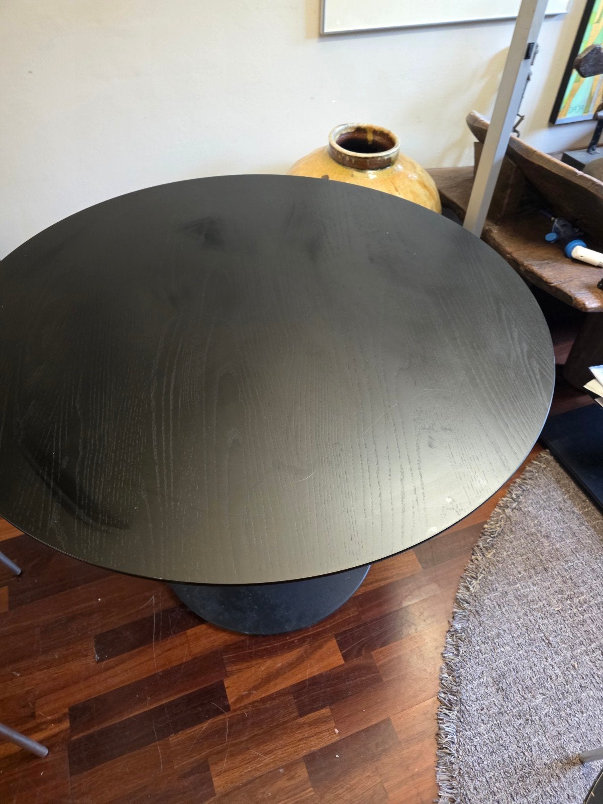 ronde tafel , tulip model. Dordrecht, Huis en Inrichting, Ophalen, Rond, Metaal, 100 tot 150 cm