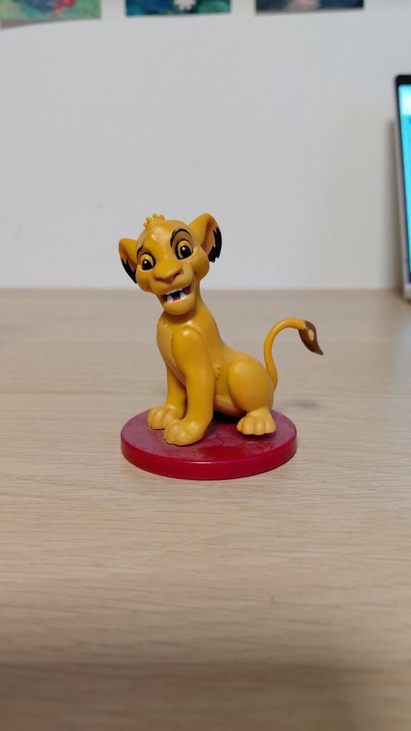 Simba lion king, Ophalen of Verzenden, Leeuwenkoning of Jungle Boek, Zo goed als nieuw, Beeldje of Figuurtje