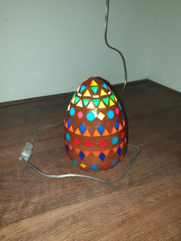 Mozaïk nachtkast lampje, Huis en Inrichting, Ophalen, Nieuw, Bohemian, Midden-Oosten, Marrokaans, Minder dan 50 cm