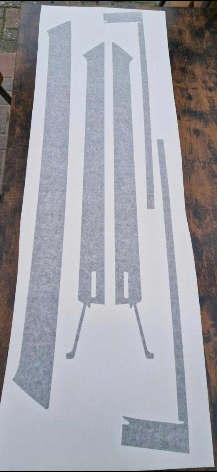 Achterklep Folie set in mat zwart voor VW Scirocco II 53B, Ophalen of Verzenden, Nieuw, Volkswagen