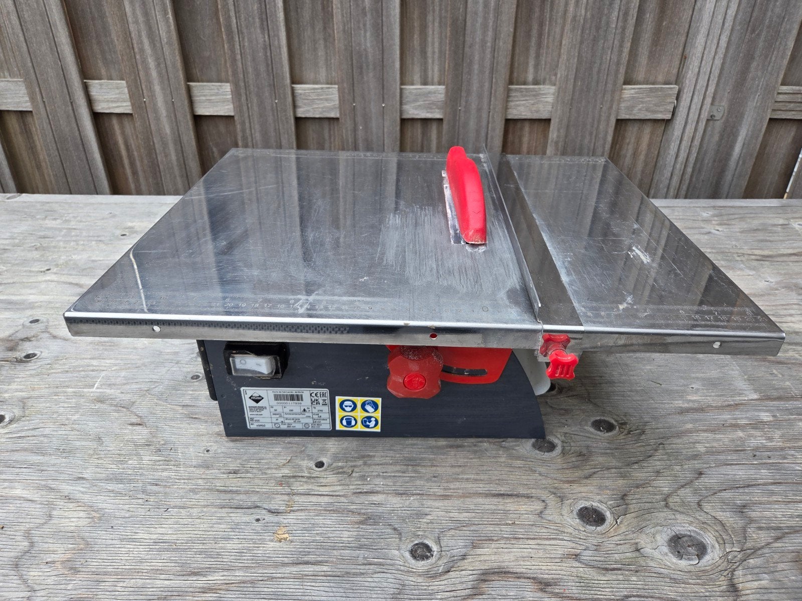 Rubi tegelzaag ND-200, Ophalen, Gebruikt, Minder dan 70 cm