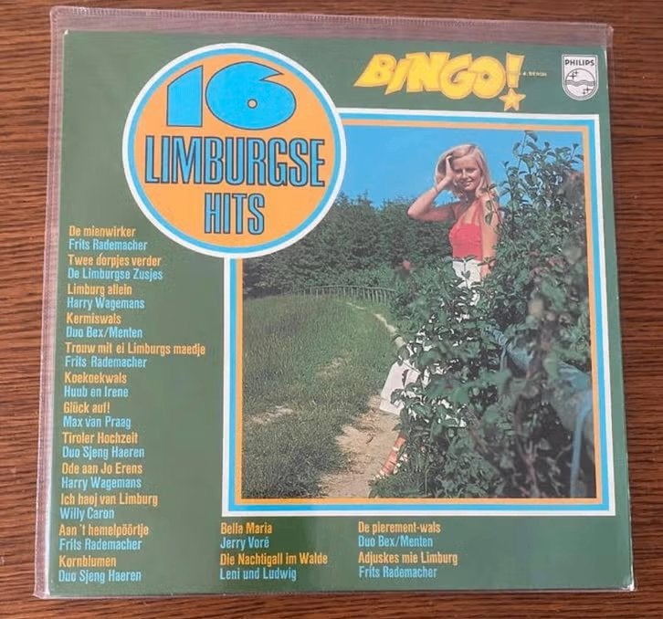 LP 16 Limburgse Hits Bingo, Beschermende buitenhoes, Ophalen of Verzenden, Zo goed als nieuw, 12 inch