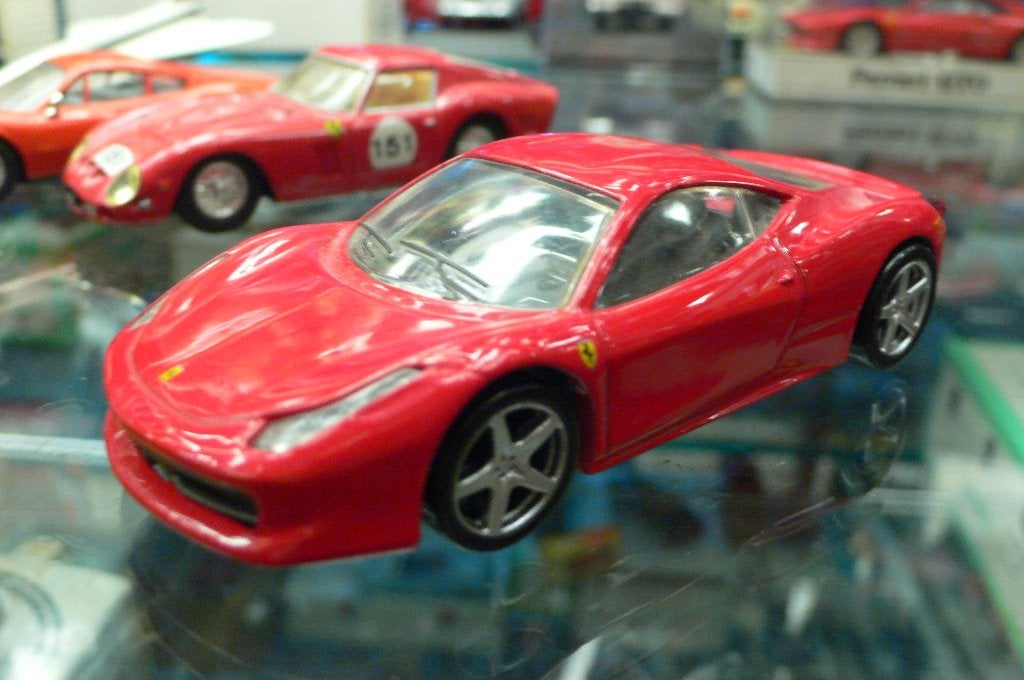 ferrari 458 - hotwheels  1/43, Verzenden, Nieuw, Auto, Overige merken