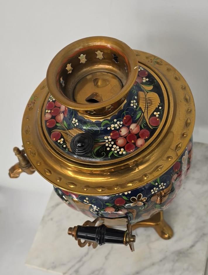 Russische Sovjet Samowar | USSR 1981 | Handbeschilderd, Antiek en Kunst, Ophalen of Verzenden