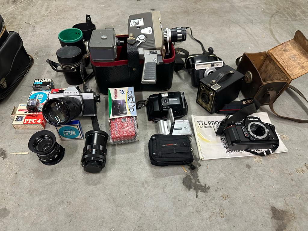 vintage camera's en accessoires, Ophalen of Verzenden, Zo goed als nieuw, Spiegelreflex, Nikon