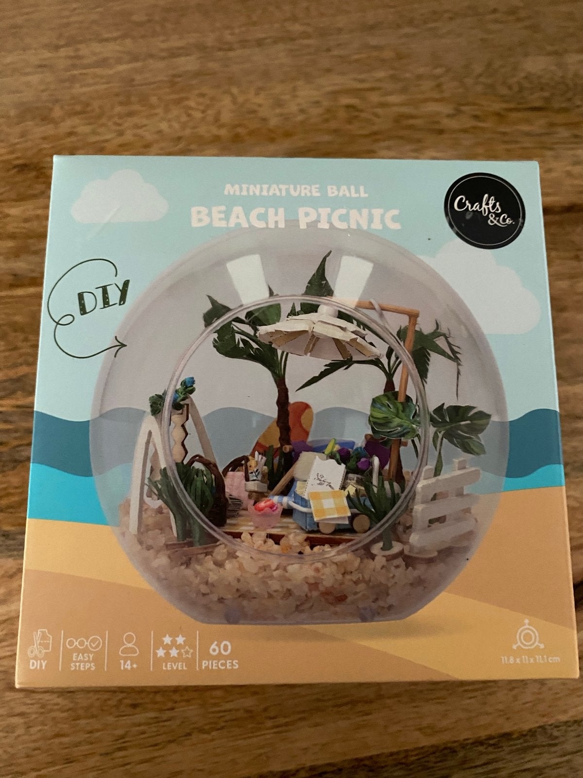 DIY Miniatuur Bal - Beach Picnic Knutselset, Zee en Strand, Nieuw, Meerkleurig, Overige merken