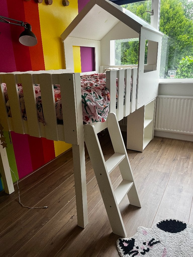 Half hoogslaper 1 persoons, Ophalen, Gebruikt, Hoogslaper