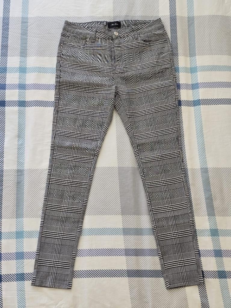 Dames broek met ruitprint, Maat 42/44 (L), Nieuw, Ophalen of Verzenden, Miss Anne