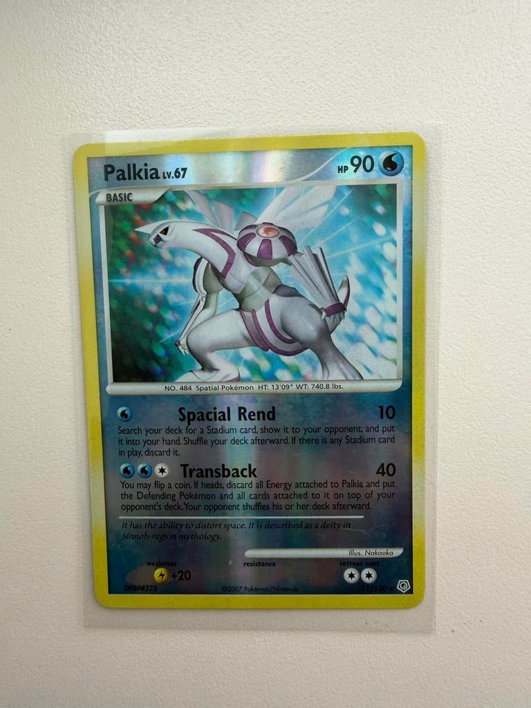 Palkia Pokemon kaart, Ophalen of Verzenden, Zo goed als nieuw