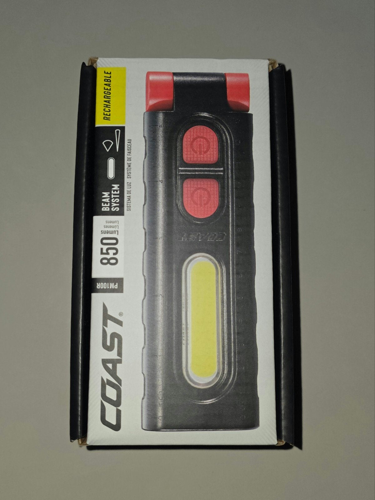 COAST PM100R Oplaadbare Zaklamp - 850 Lumen, Ophalen of Verzenden, Nieuw