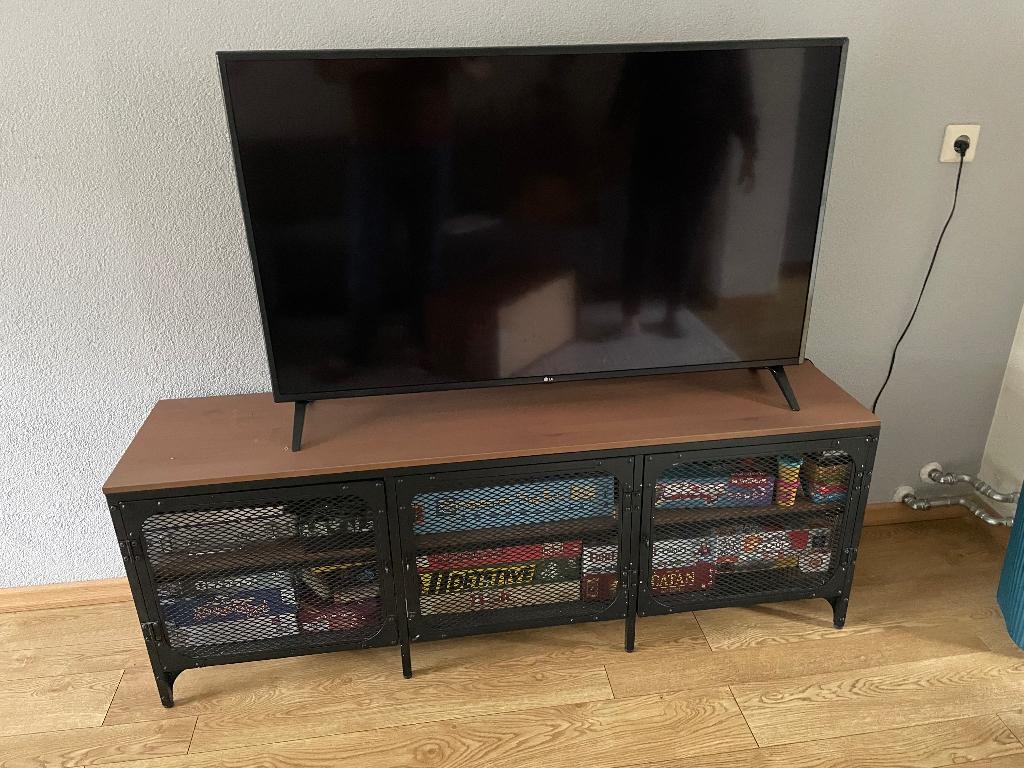 TV-Meubel, Huis en Inrichting, Kasten | Televisiemeubels, Gebruikt, 150 tot 200 cm, Minder dan 100 cm, 25 tot 50 cm