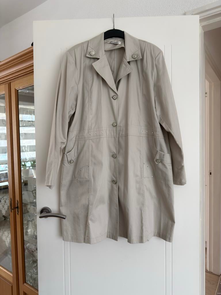 Dames Jas - Beige - Maat 52/56, Ophalen, Nieuw, Maat 46/48 (XL) of groter, Beige