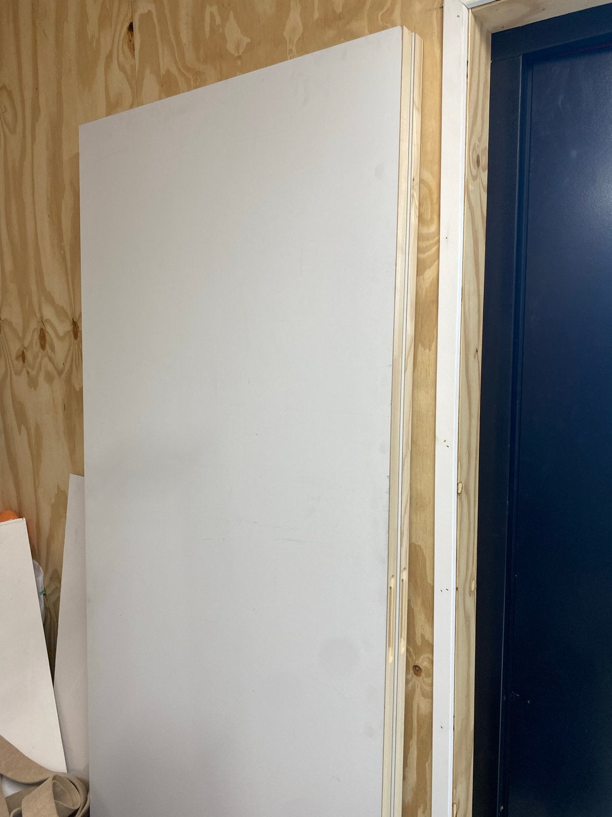 Binnendeur hardboard stomp tubespaan vulling wit gegrond, Doe-het-zelf en Verbouw, Ophalen, 80 tot 100 cm, 215 cm of meer, Binnendeur