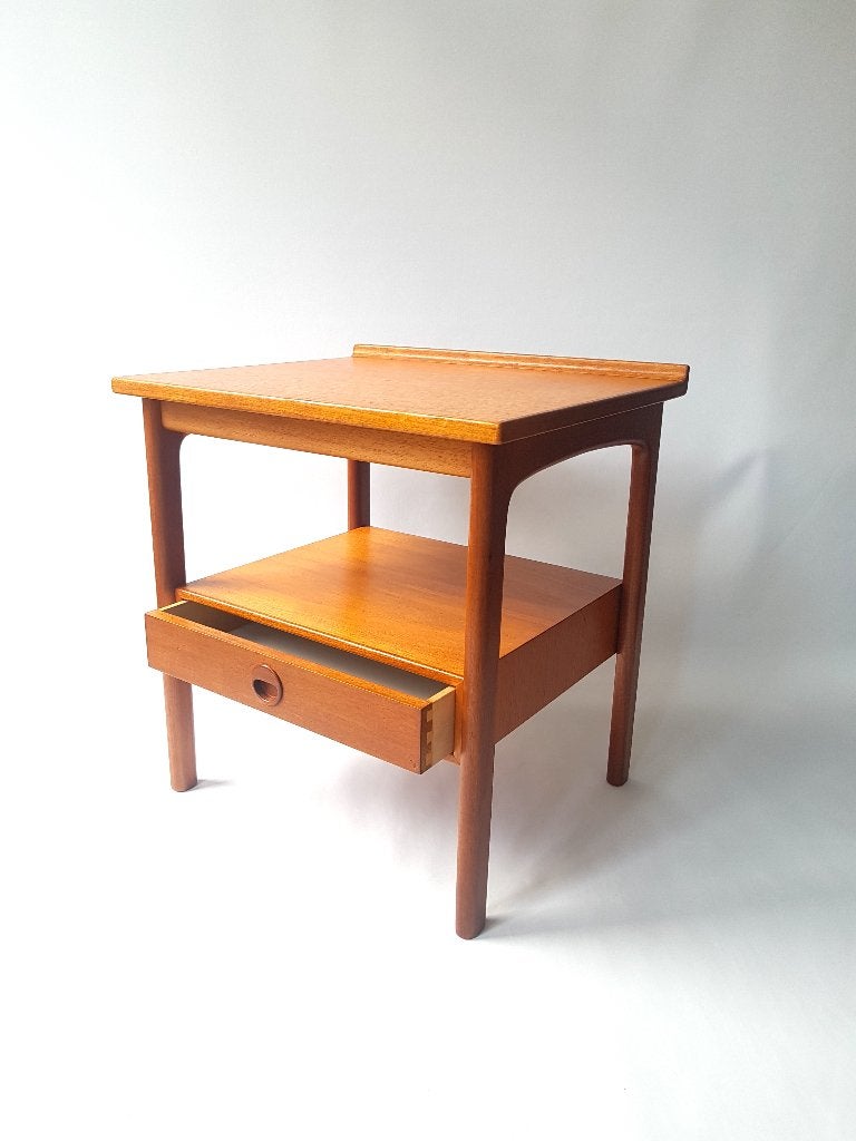 Frisco vintage bijzettafel of nachtkast van Folke Ohlsson, Ophalen, Gebruikt, 55 tot 75 cm, Mid-century