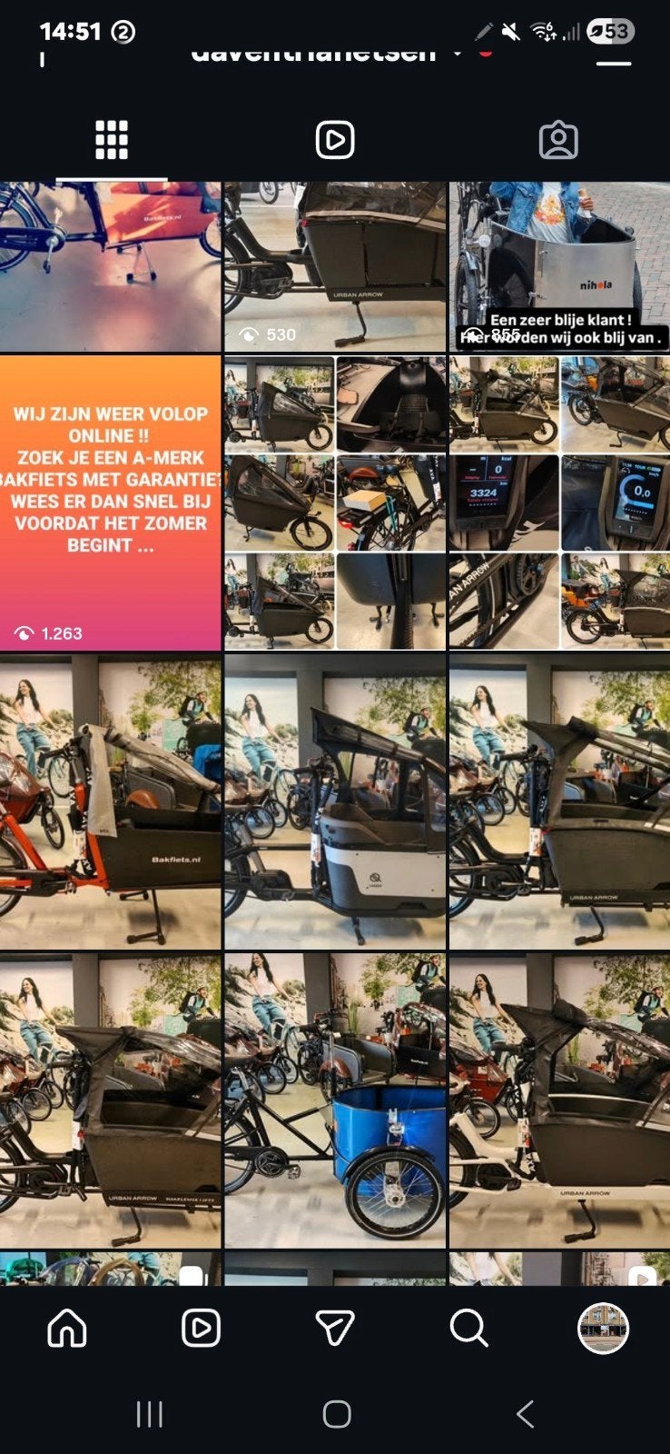 GEZOCHT:Urban Arrow|Lovens| BESTE PRIJS VOOR JE BAKFKIETS️❗️, Ophalen