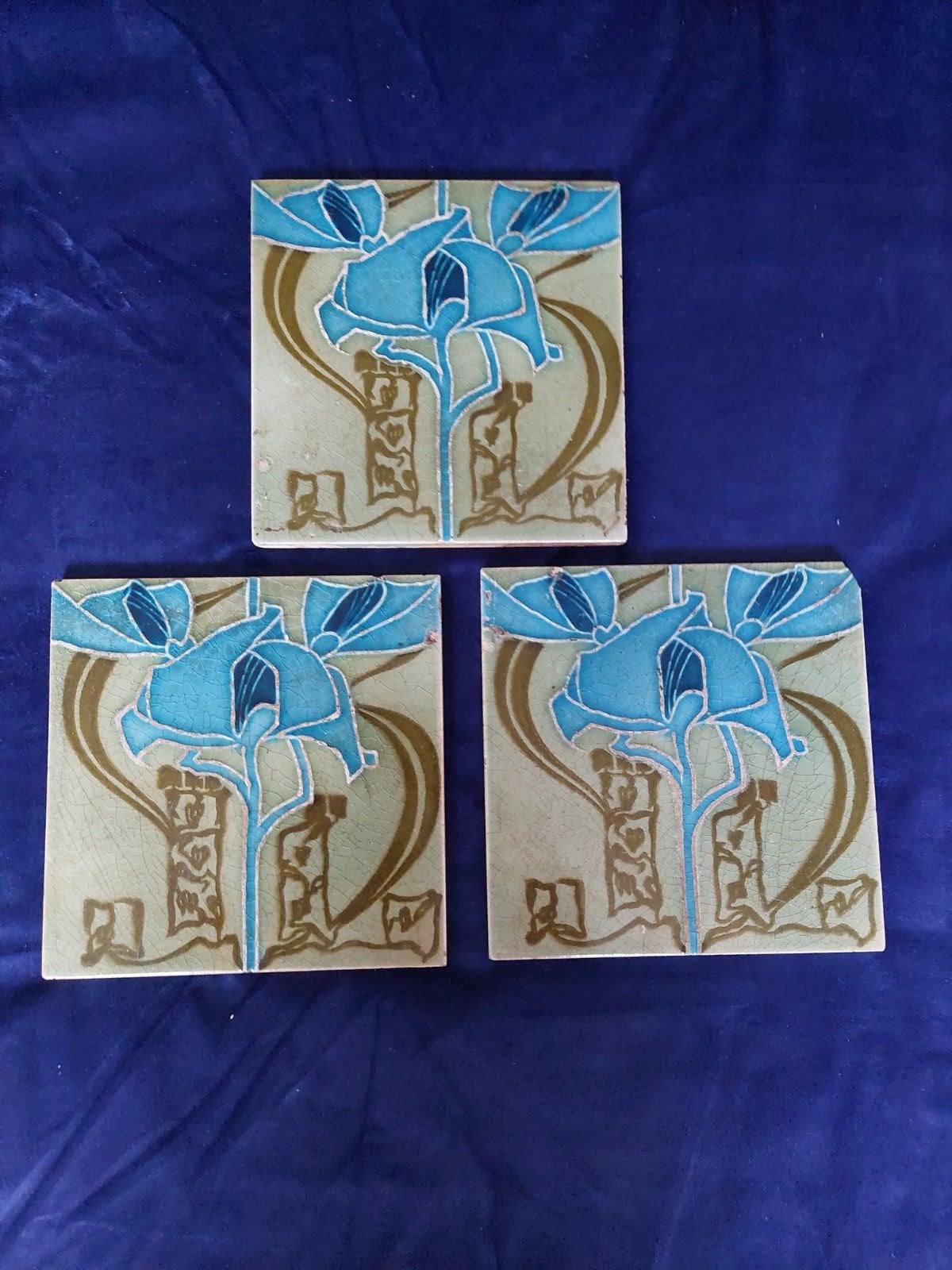 Mintons China Works, Art Deco tegels ca. 1910, Ophalen of Verzenden
