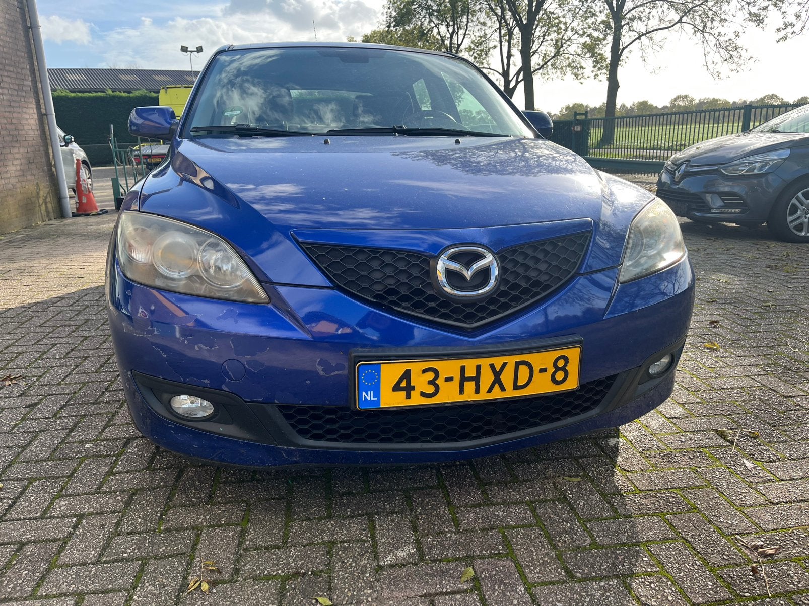 Mazda 3 1.6 Hatchback 2009 Airco, Auto's, Voorwielaandrijving, 4 cilinders, 1165 kg, Blauw