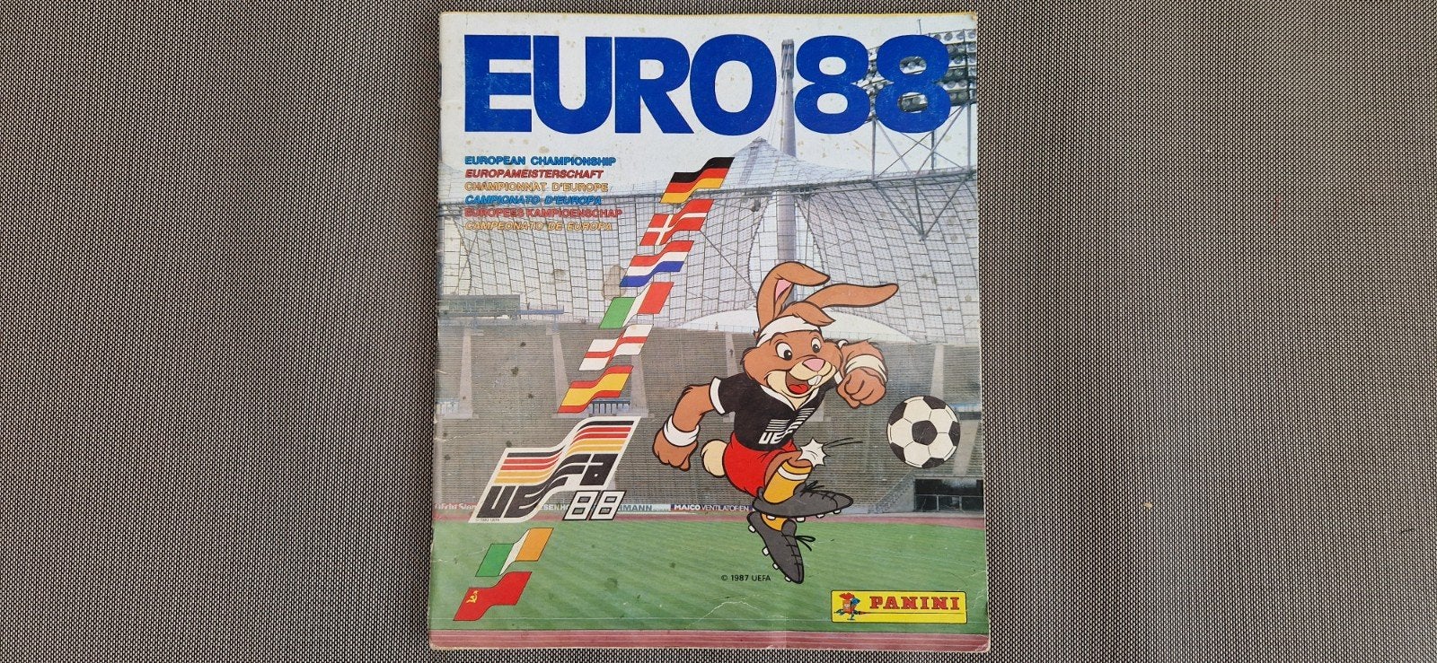 Panini Euro 88 Stickerboek - Compleet en in goede staat, Ophalen of Verzenden, Gebruikt, Overige sporten, Boek of Tijdschrift