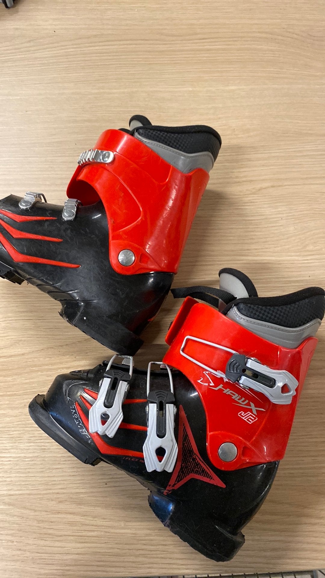 ATOMIC Hawx JR skischoenen, Gebruikt, 100 tot 140 cm, Schoenen, Ophalen of Verzenden