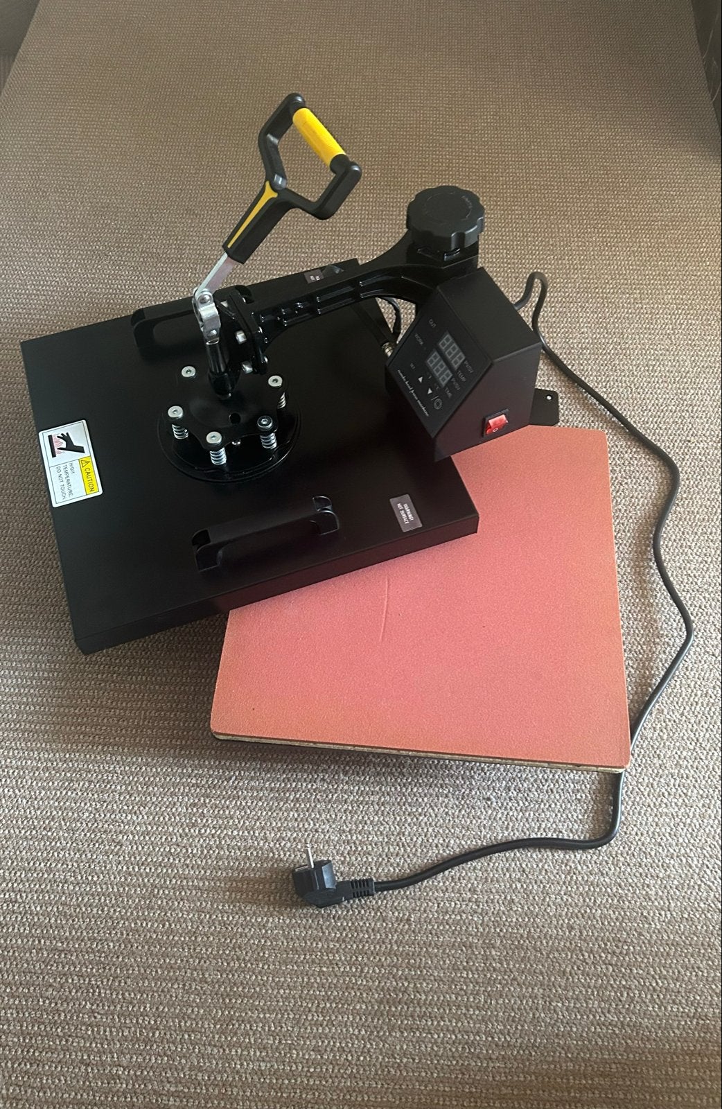 VEVOR Heat Press Machine 8-in-1 - Textiel, Mokken, Petten, Hobby en Vrije tijd, Knutselen, Zwart, Nieuw, Machine, Elektrisch