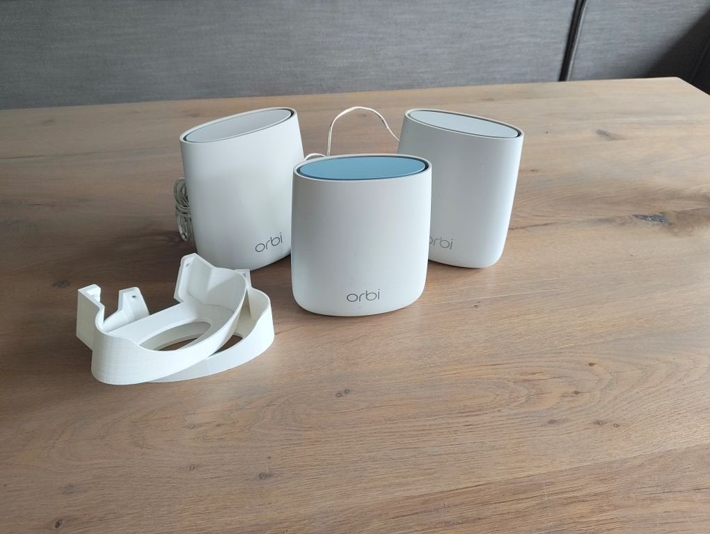 Router meshsysteem Netgear Orbi RBR20 2 Satellieten (RBS20), Ophalen, Zo goed als nieuw