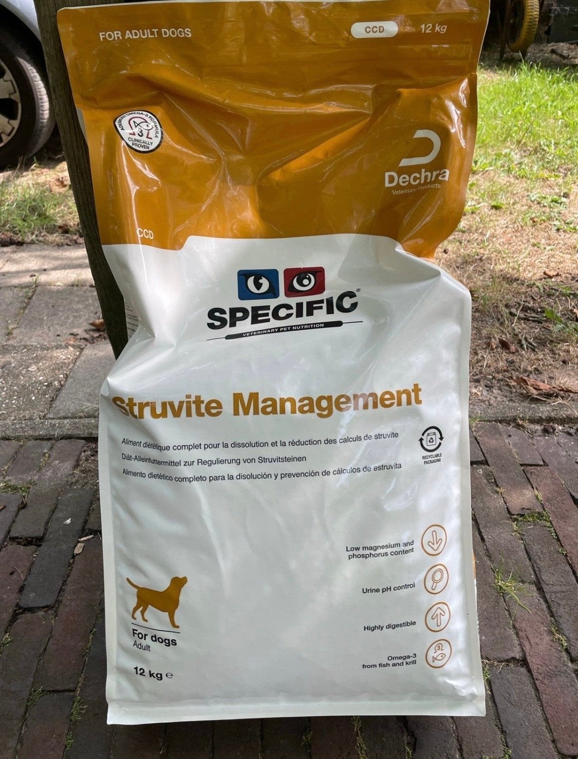 Specific struvite management 12kg blaasgruis dieetvoer hond, Ophalen of Verzenden, Hond