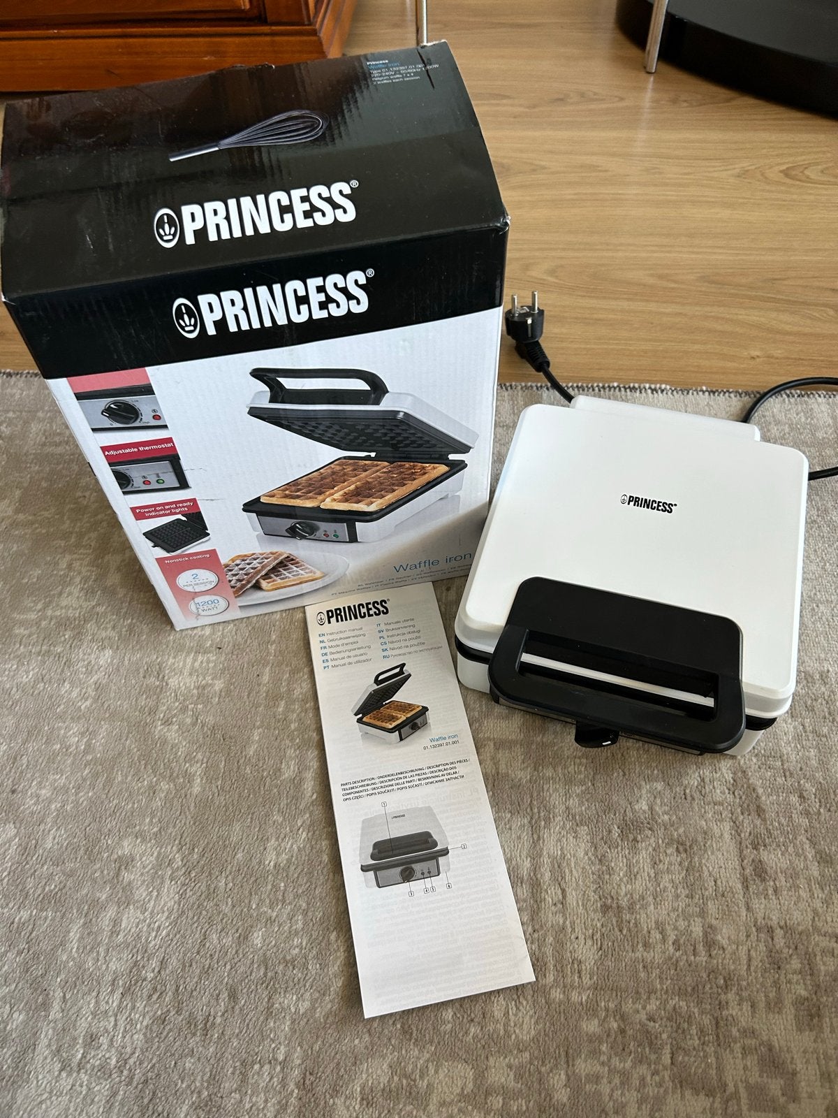 Princess Wafelijzer - Zo goed als nieuw, Ophalen, Zo goed als nieuw