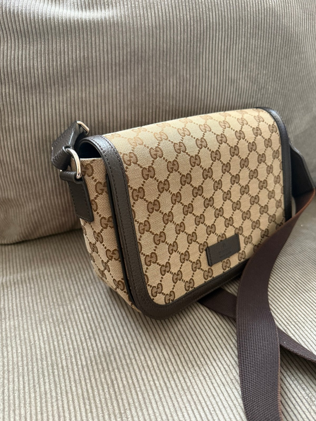 Gucci tas heren, Ophalen of Verzenden, Zo goed als nieuw, Zwart