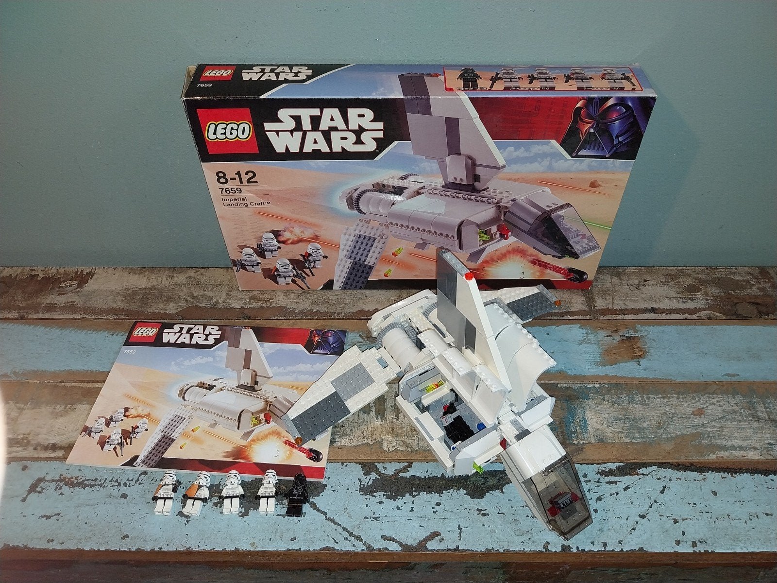 LEGO Star Wars 7659 Imperial Landing Craft, Ophalen of Verzenden, Zo goed als nieuw, Overige merken